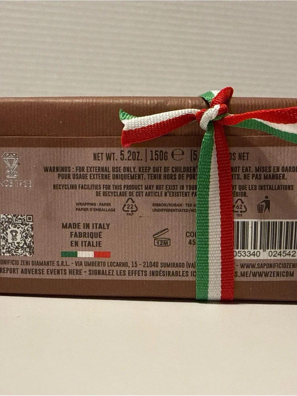 Bourbon Brown Men’s Triple Milled Cleanser Bar